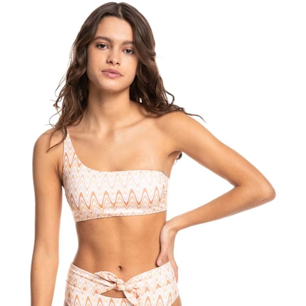 Quiksilver Bikinitopp Classic One Shoulder Aop Vit XL Kvinna