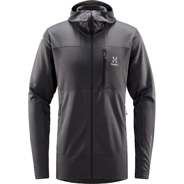 Haglofs L.i.m Mid Fast Sweatshirt Med Lynlås Grå L Mand