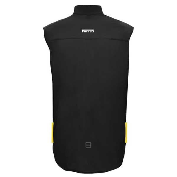Santini Pirelli Vest Sort M Mand