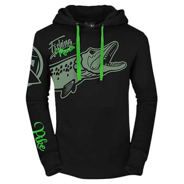 Hotspot Design Sweatshirt Fishing Mania Pike Sort M Mand