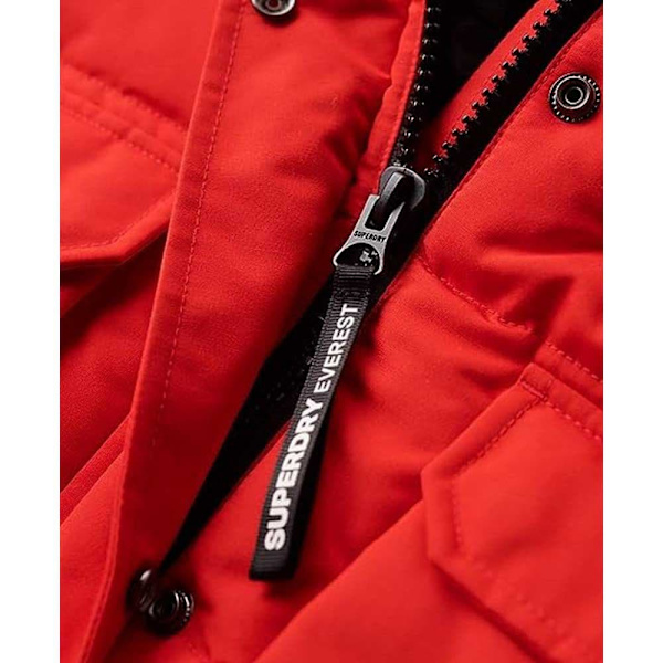 Superdry Everest Bomber Puffjacka Röd M Kvinna
