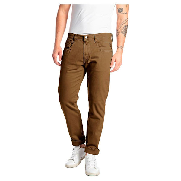 Replay Jeans M914j .000.8451597 Grönt 30 / 30 Man