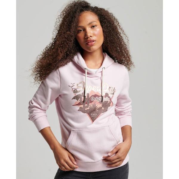 Superdry Luvtröja Vintage Vl Narrative Ub Rosa XS Kvinna