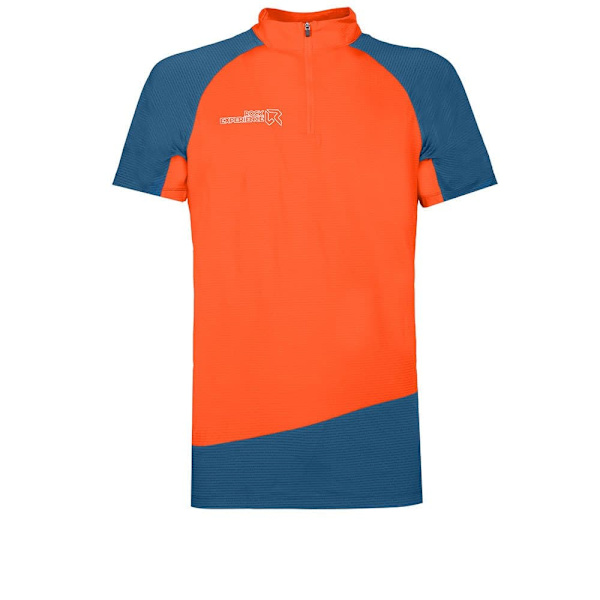 Rock Experience Merlin Kortærmet Baselayer Orange,Blå XL Mand