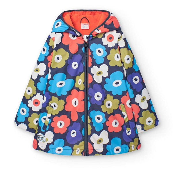 Boboli Hooded Rain Floral Jacka Flerfärgad 10 Years