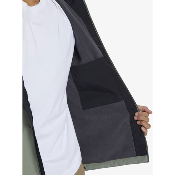 Quiksilver Over Warm Jakke Grå S Mand