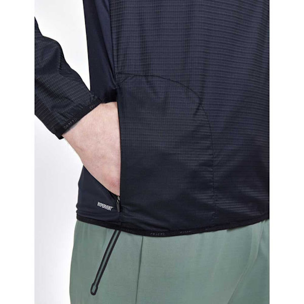Craft Langærmet Basislag Pro Hypervent Wind Top Sort L Mand