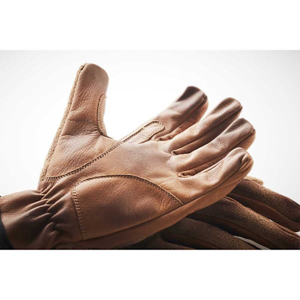 Fuel Motorcycles Handsker Flat Brun XL