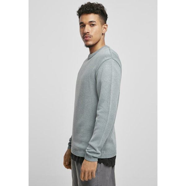 Urban Classics Sweater Washed Blå S Mand
