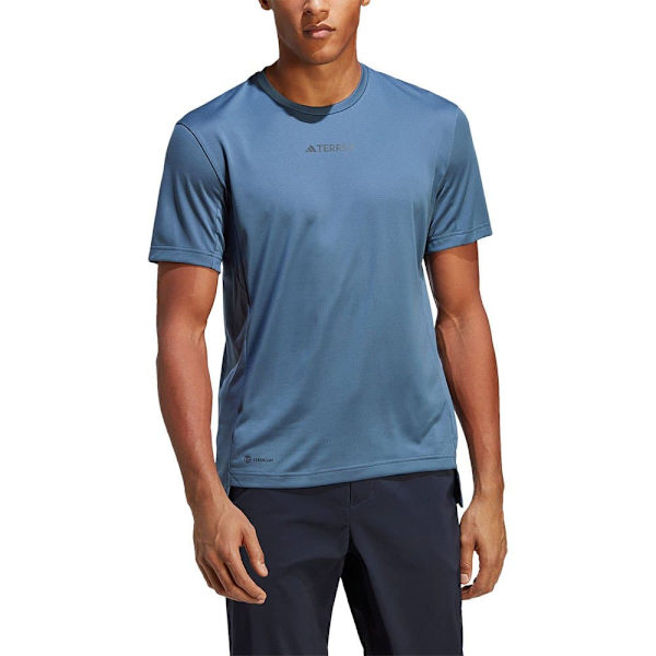 Adidas Lyhythihainen T-paita Mt Sininen S Mies