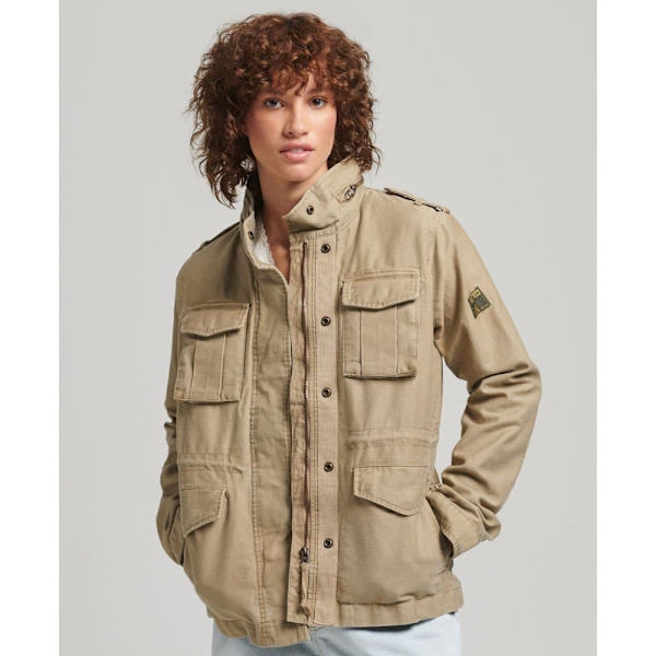 Superdry Jacka Vintage M65 Brun S Kvinna