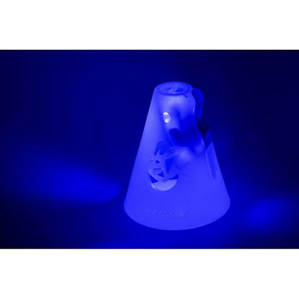 Powerslide Glow In The Dark Cones With Led 10 Units Vit