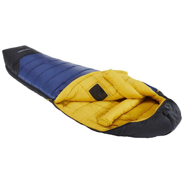 Nordisk Sovsäck Puk-10ºc Gul,Blå Extra Long / Left Zipper