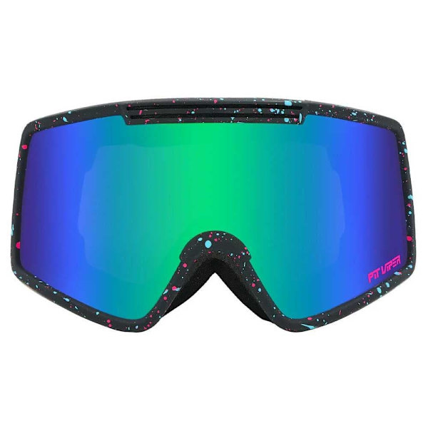 Pit Viper The Midnight French Fry Small Skidglasögon Svart Blue Green Revo/CAT3