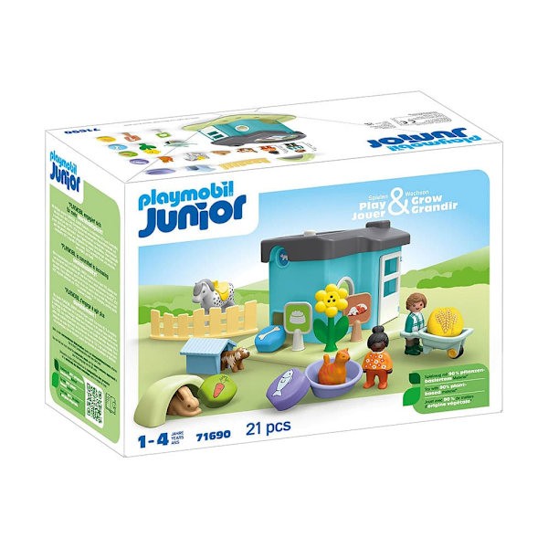 Playmobil Eläintalojen Rakentamispeli 123