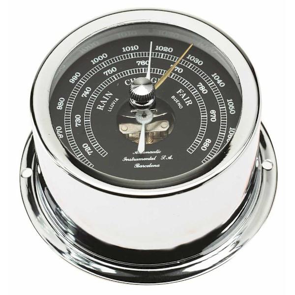 Autonautic Instrumental Nautisk Barometer Be72c Silver