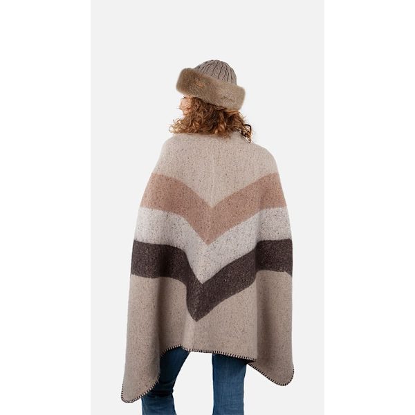 Barts Rosemury Poncho Brun  Kvinde