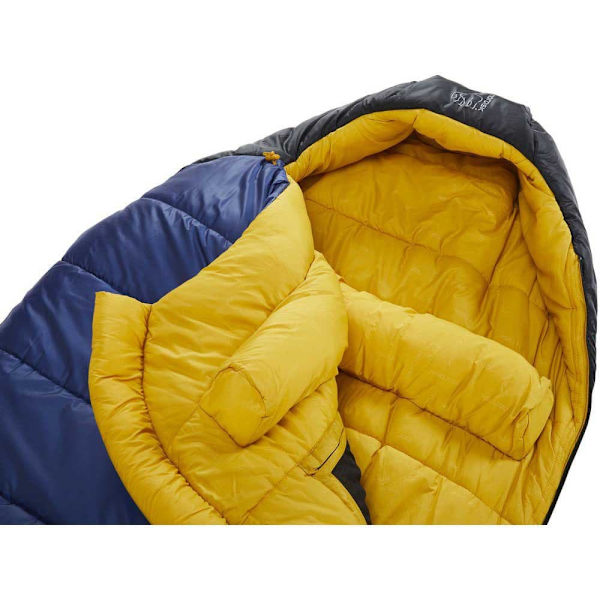 Nordisk Sovsäck Puk-10ºc Gul,Blå Extra Long / Left Zipper