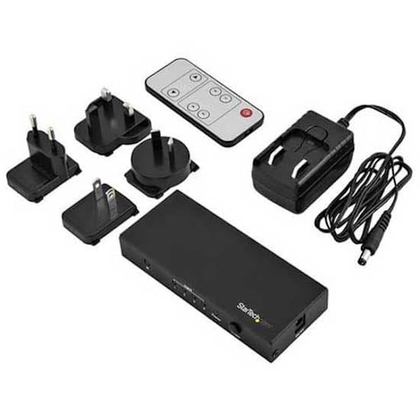 Startech Hdmi 2.0 Switch 4 Port 4k Sort