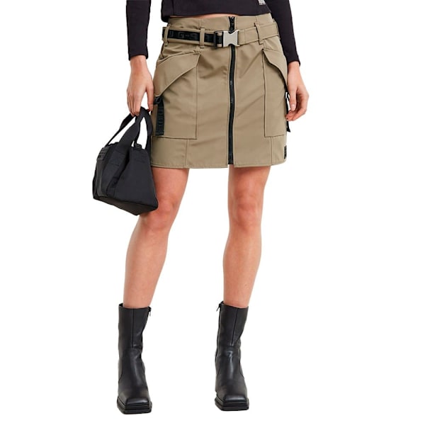 G-star D25239-d720 Kort Kjol Beige 26 Kvinna