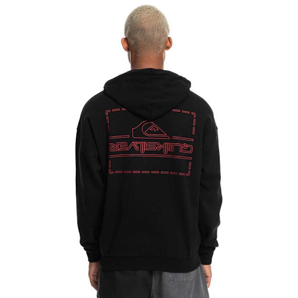 Quiksilver Hættetrøje Upside Down Sort XS Mand