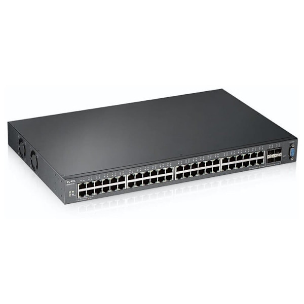 Zyxel Lykkedes Gbe L2 48 Havn 4x10g Sort
