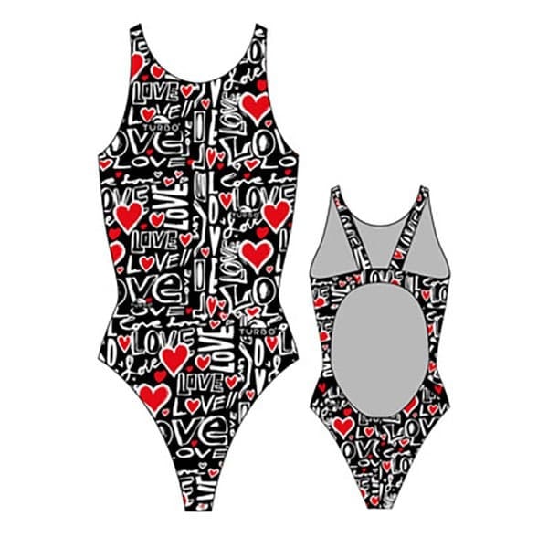 Turbo Badedragt Love 2012 Sort 9-10 Years Pige
