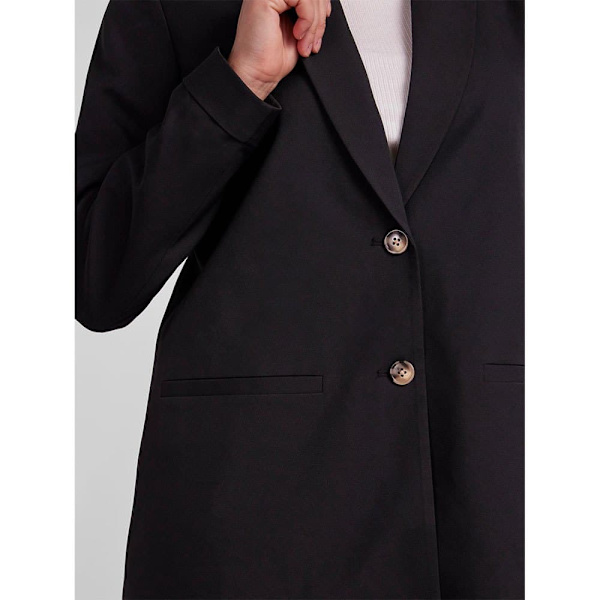Pieces Blazer Size Loose Sort XS Kvinde