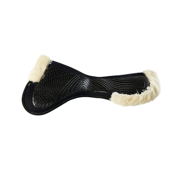 Acavallo Mf-s Jccs-s Cw-cs Gel Grip Ruskind Skåret Ud Kunstfårskind Sadelunderlag