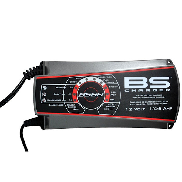 Bs Battery Oplader Bs60 12v-1/4/6a Søvfarvet