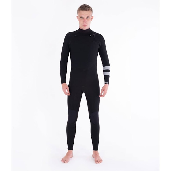 Hurley Advantage Plus 5/3 Mm Pitkähihainen Neopreenipuku Jossa Rintavetoketju Musta S