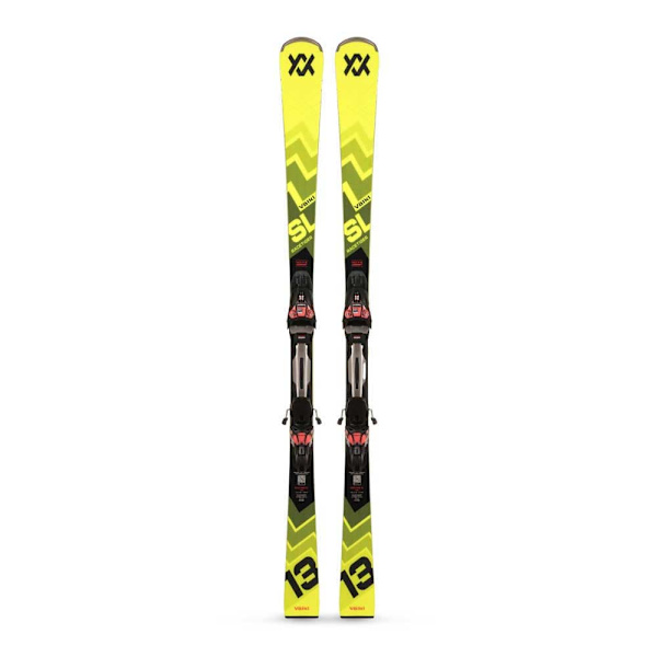 Volkl Racetiger Sl+rmotion3 12 Gw Alpin Ski Pakke Gul 155