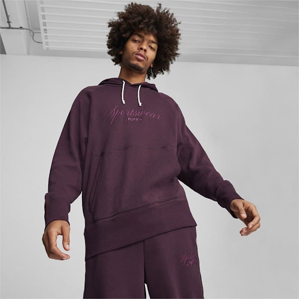 Puma Select Classics+ Relaxed Hættetrøje Lilla S Mand