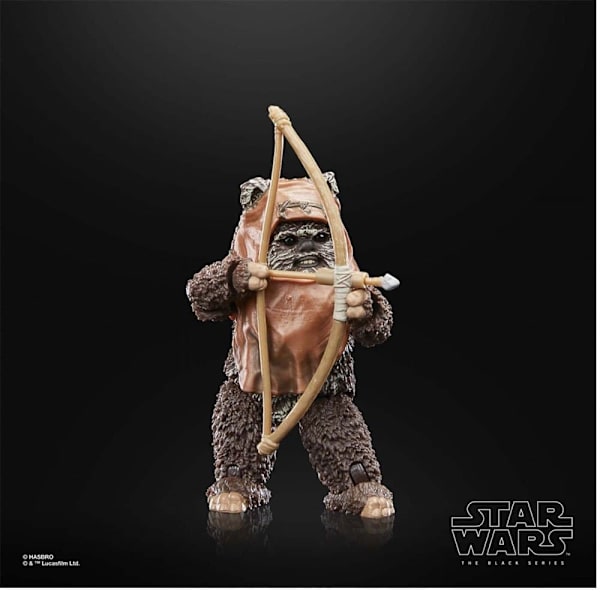 Hasbro Figur Star Wars The Black Series Wicket Guld