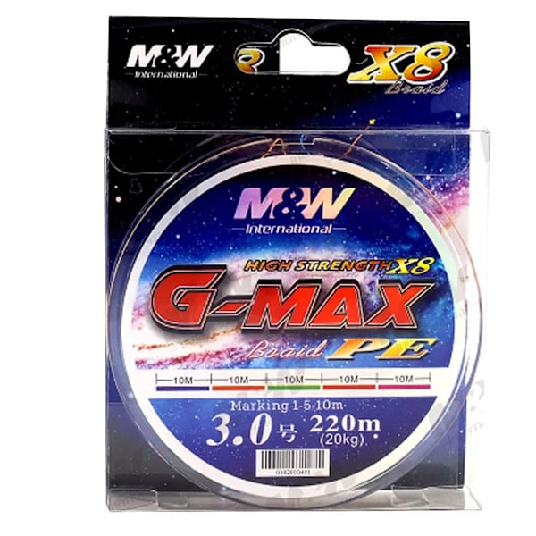 M&w International Punottu G-max 300 M Kultainen 0.220 mm
