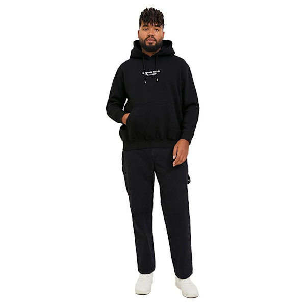 Jack & Jones Sweatshirt Med Fuld Lynlås Vesterbro Sort 4XL Mand