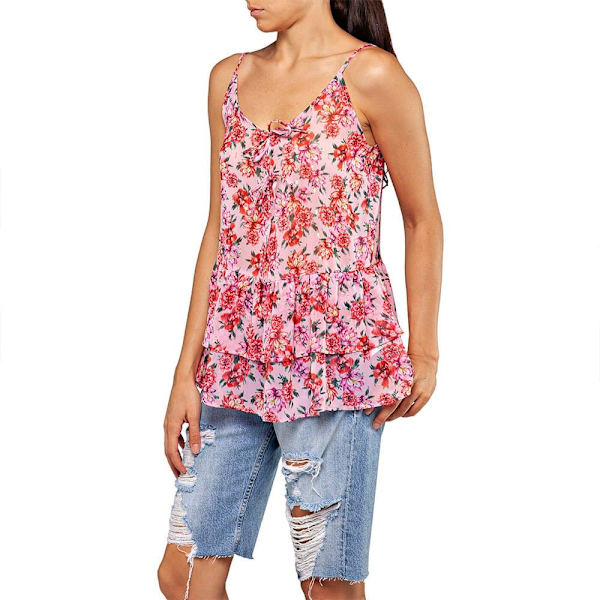 Replay Ärmlös Blus W2333.000.72086 Rosa L Kvinna