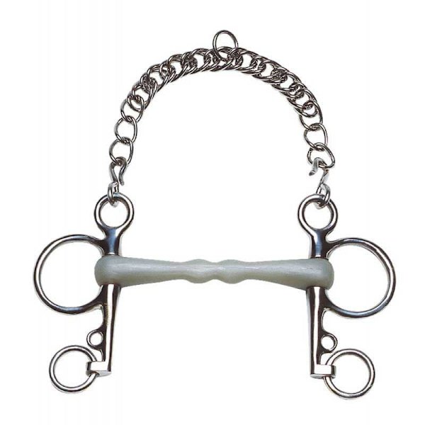 Feeling Suora Pelham Bit Flexi Hopeinen 125 mm