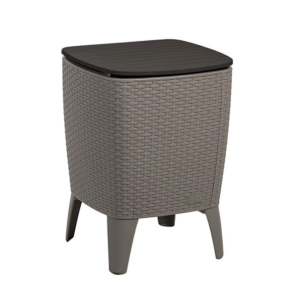 Wellhome Utomhus Sidobord Med Dryckeskylare