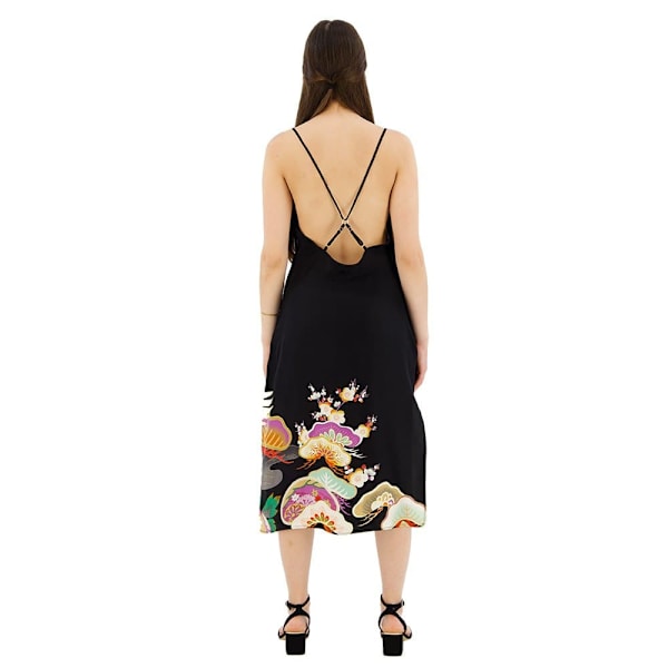 Superdry Printed Slip ärmlös Lång Klänning Flerfärgad L Kvinna