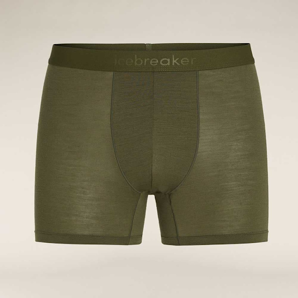 Icebreaker Merino 125 Cool-lite Anatomica Boxerit Vihreä L Mies