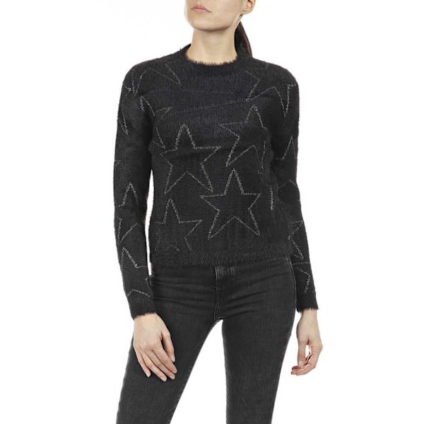 Replay Sweater Dk7079.000.g22996 Sort XS Kvinde