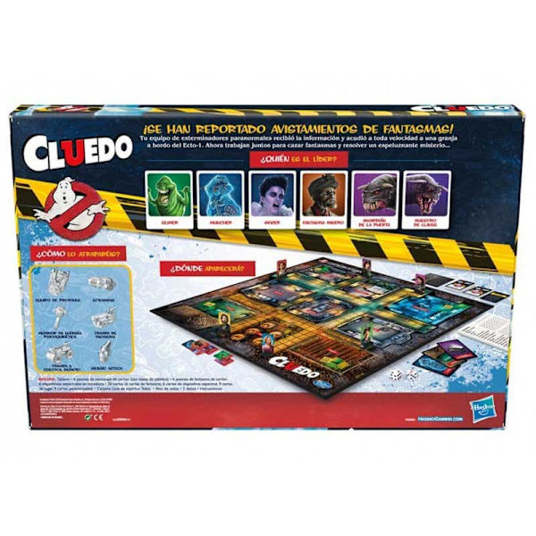 Hasbro Ghostbuster Pöytäpelit Cluedo Monivärinen