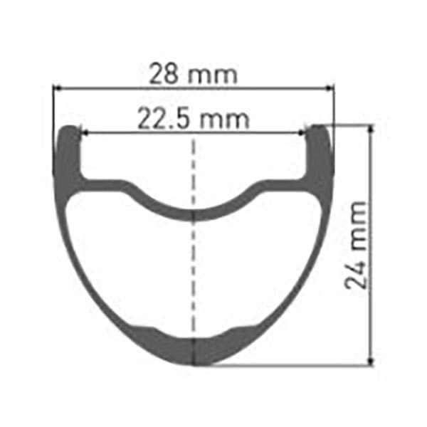 Dt Swiss Crc 1400 Spline 24 Cl Disc Tubeless Framhjul För Landsvägscykel Svart 12 x 100 mm