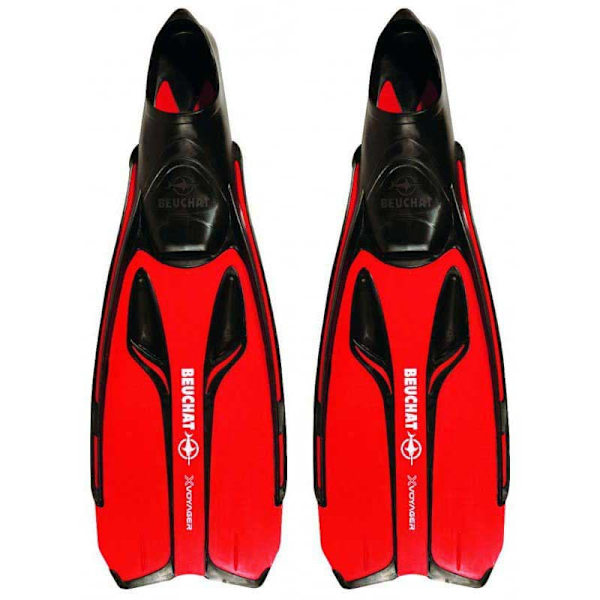Beuchat Snorkelfinner X-voyager Rød,Sort EU 34-35