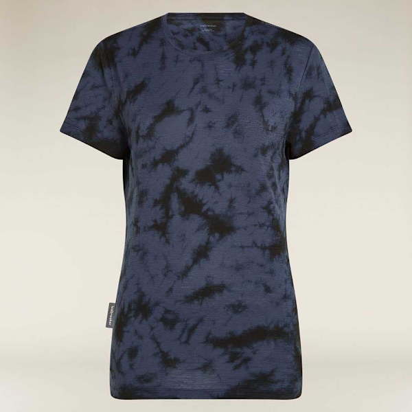 Icebreaker Merino 150 Tech Lite Cloud Dye T-shirt Med Korte ærmer Grå XS Kvinde