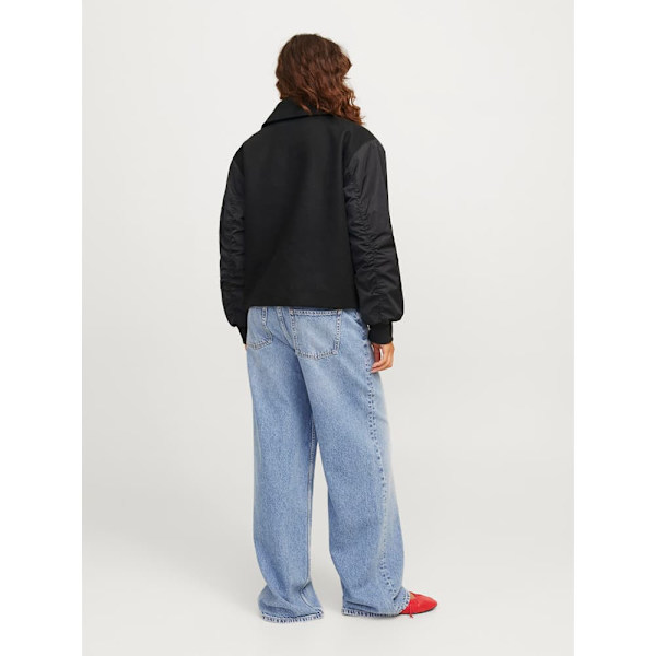 Jack & Jones Harper Mix Biker Jjxx Trenchcoat Sort M Kvinde