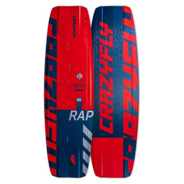 Crazyfly Kiteboard Raptor 2024 Röd 137 x 41 cm