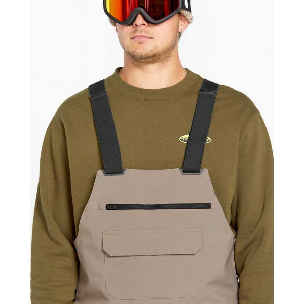 Volcom Roan Bib Race Dräkt Brun S Man