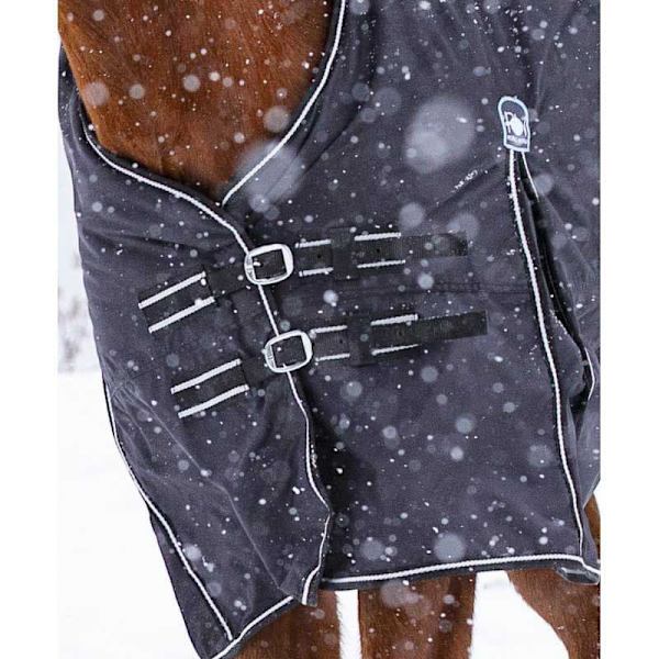 Riding World Äänestysmäärä Matto Impermeable Oxford Polyfil 220g Musta 183-135 cm